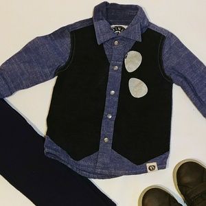 Mini Shatsu button up shirt Boys